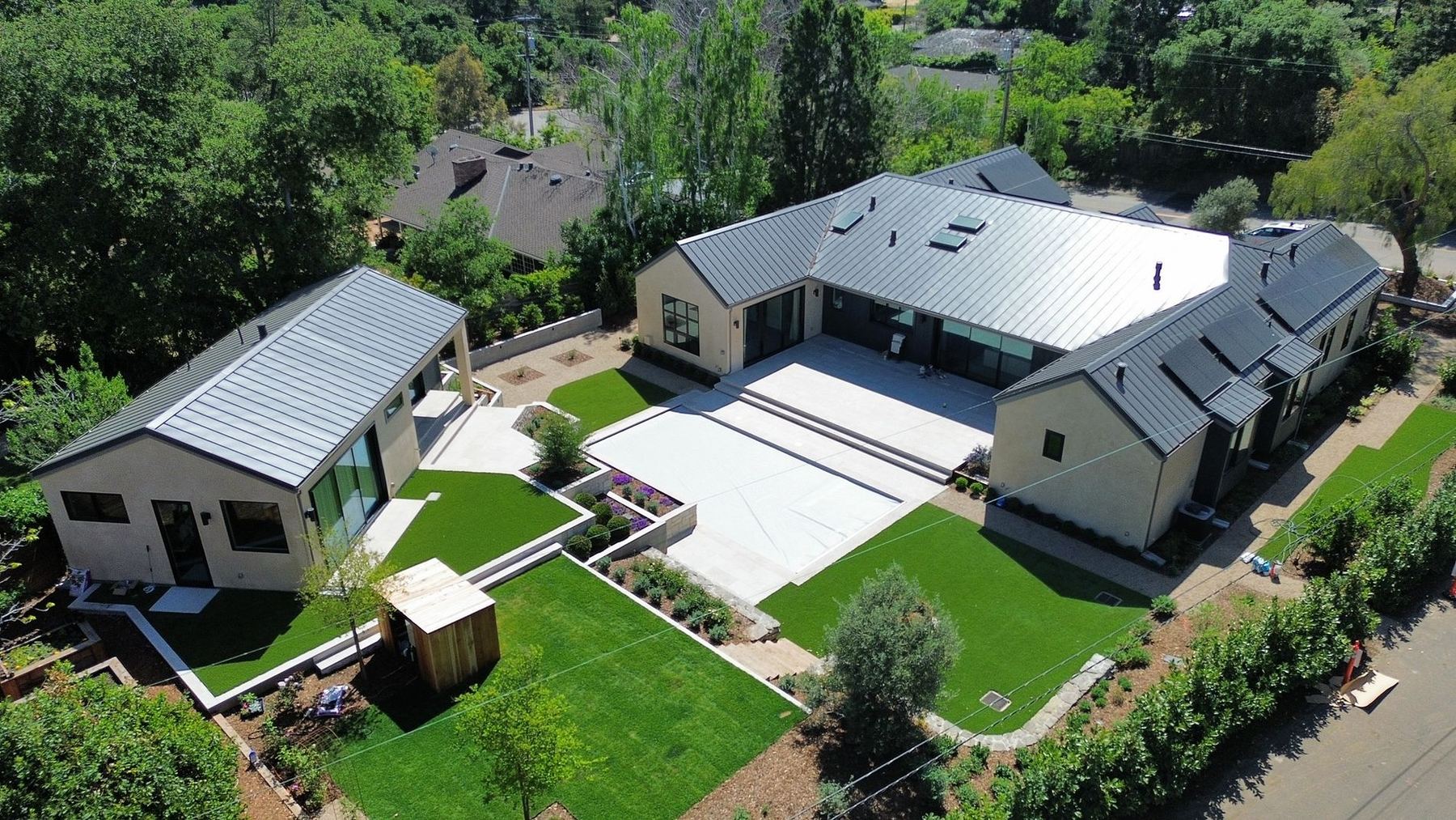 Standing-seam metal roof installation in San Jose by Keith Roofing Company