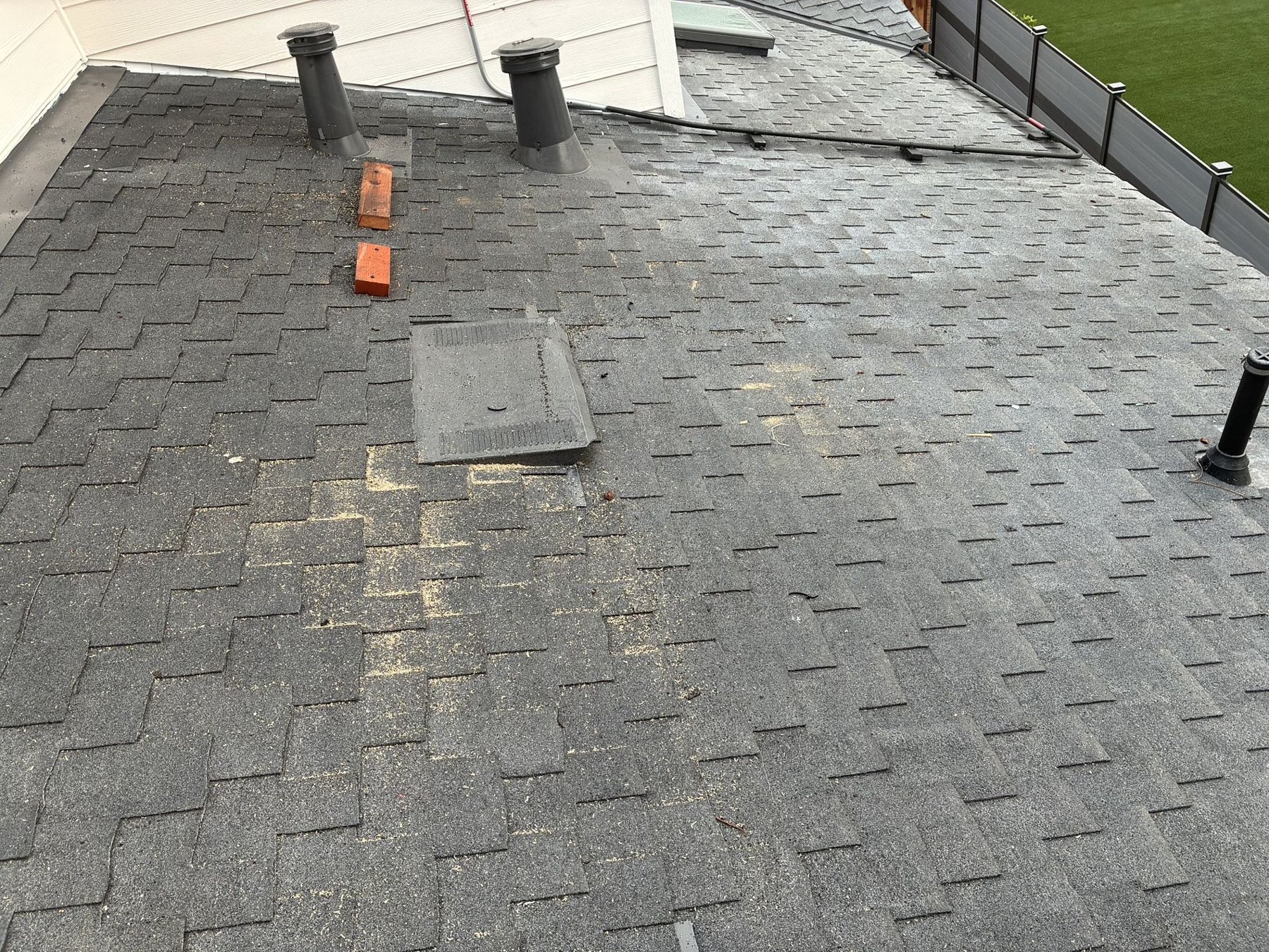 Completed residential roof by Keith Roofing in San Jose