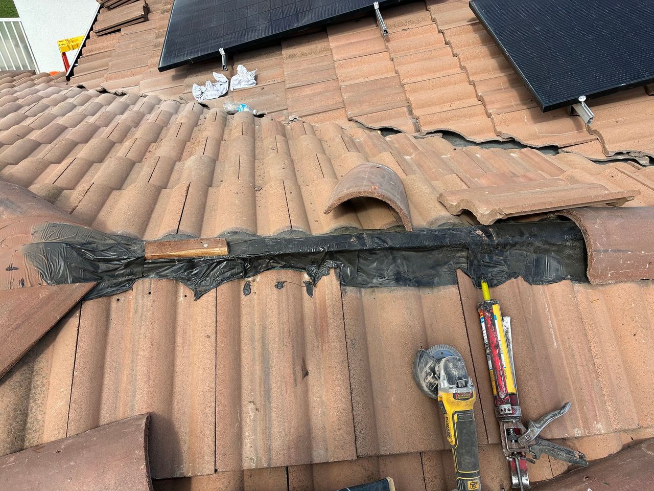 Evergreen Tile Fire Damage Repair project photo 2